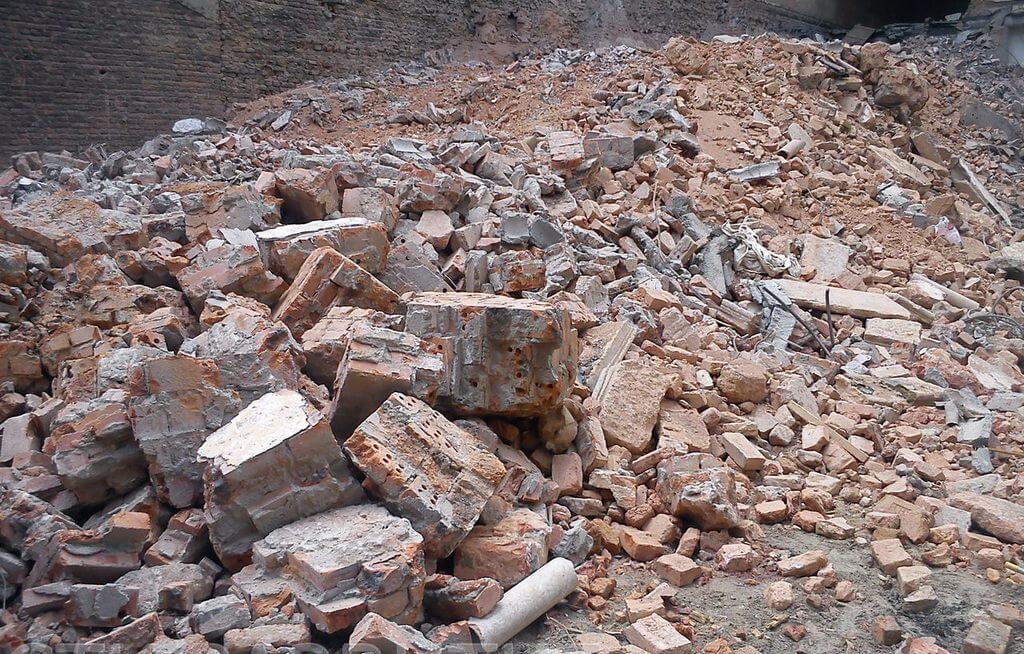 Кирпичные отходы